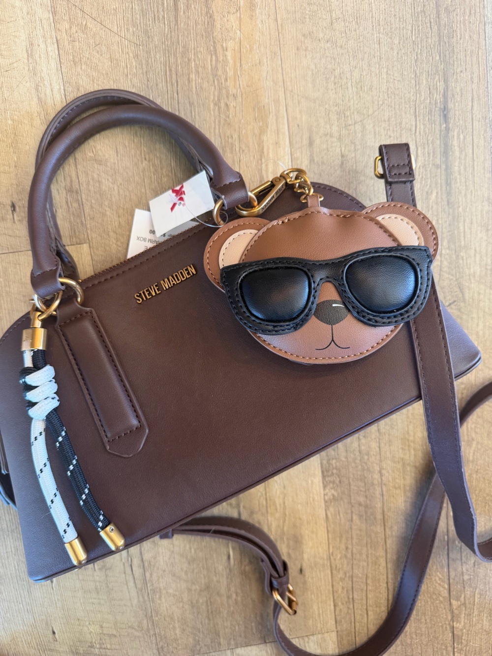 Steve Madden Bthorne Nutshell Crossbody Bag with Charms New with Tags (NWT)